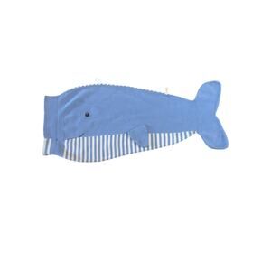 Zubels Whale hand-knit, 100% cotton blanket